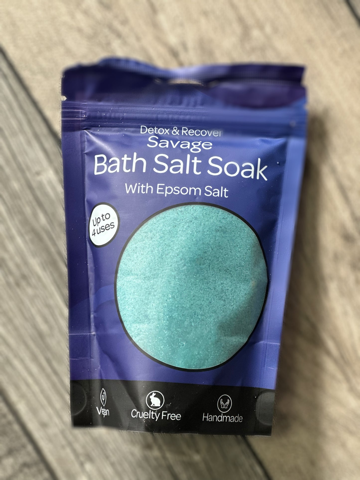 Savage bath salt soak